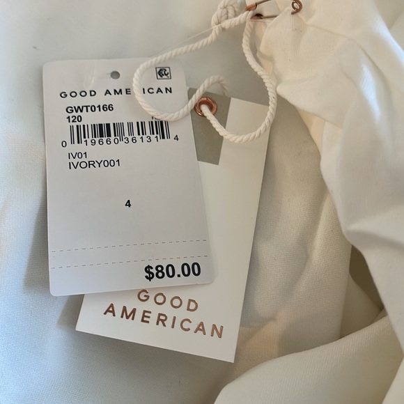 🎉HP! ❤️ Good American Woven Pocket Tee - Picture 6 of 9